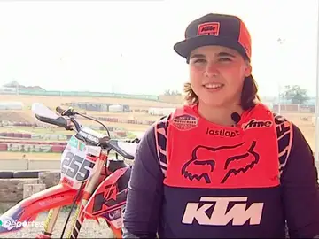 Daniela Guillén, el nuevo fenómeno del motocross español con tan solo 14 años Daniela Guillén, el nuevo fenómeno del motocross español con tan solo 14 años