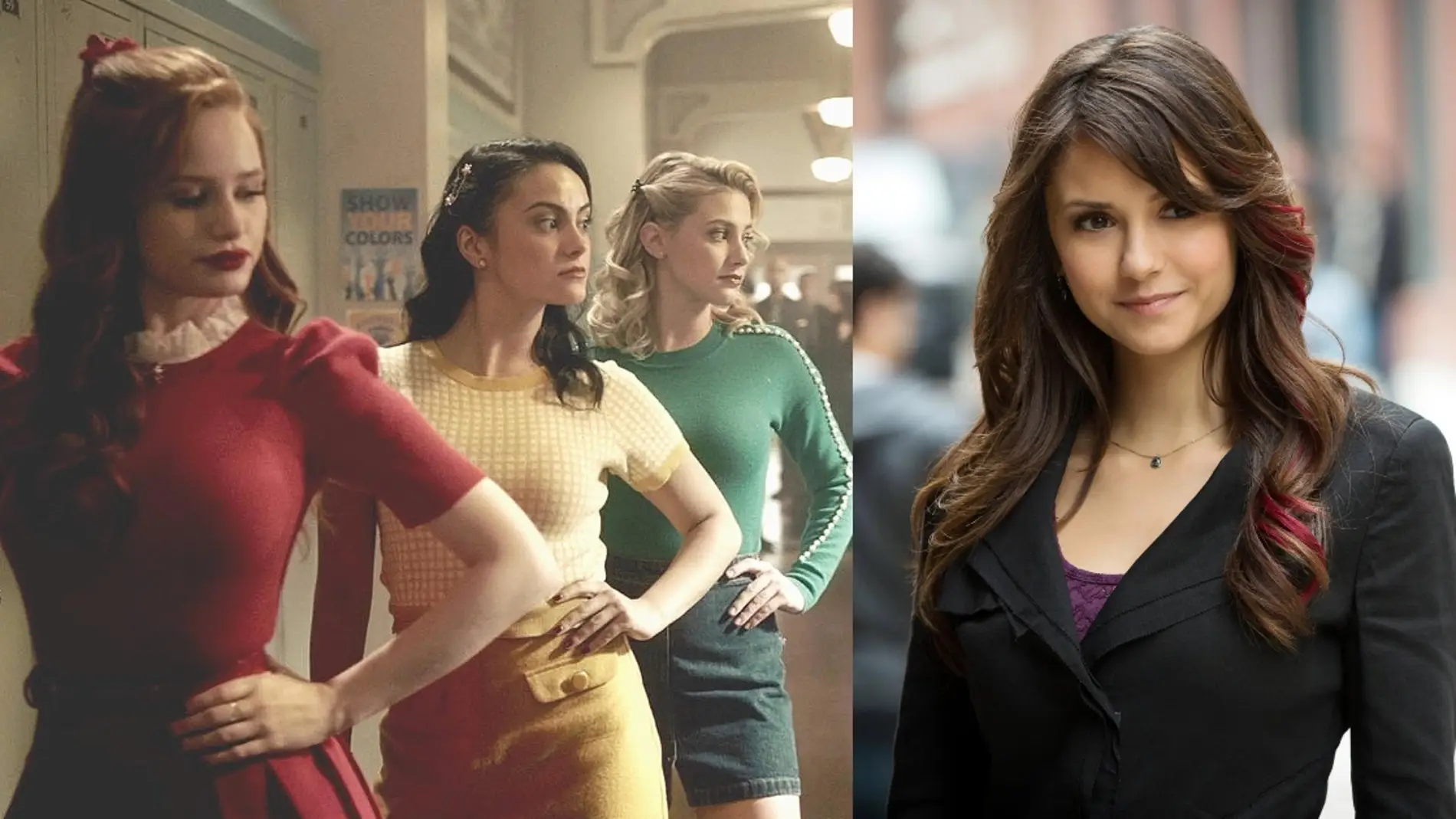 Las actrices de 'Riverdale' y Nina Dobrev de 'Crónicas Vampíricas'