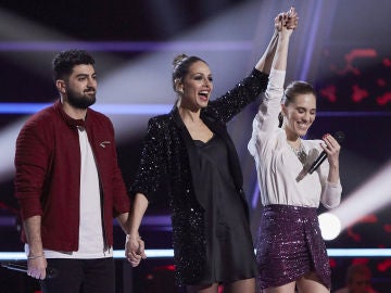 Antonio Orozco y Mala Rodríguez eligen a Johanna Polvillo en la Batalla Final de ‘La Voz’: “Excepcional”