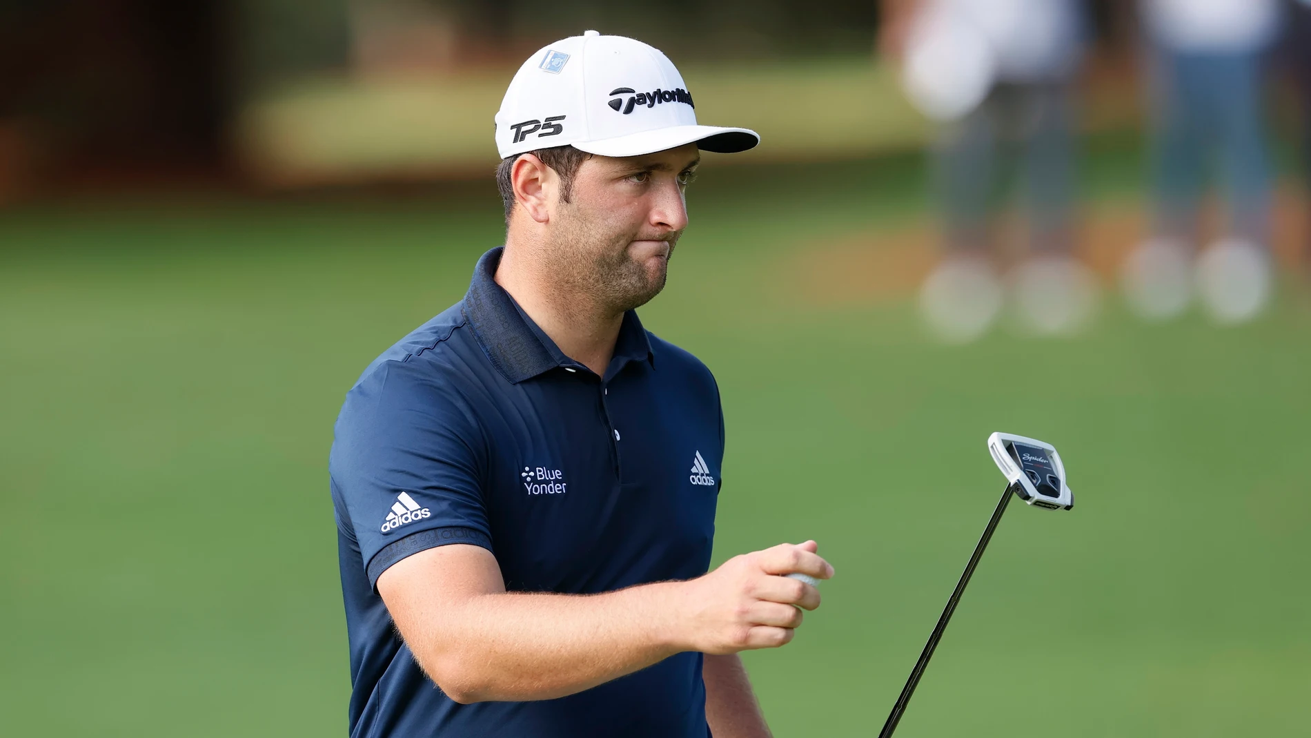 El golfista español Jon Rahm durante la primera ronda del torneo Masters Augusta National El golfista español Jon Rahm durante la primera ronda del torneo Masters Augusta National