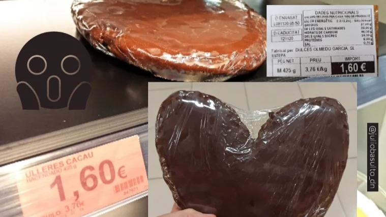 Palmera de chocolate