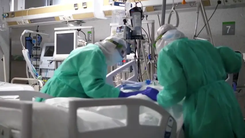 Antena 3 Noticias entra en una UCI para pacientes con coronavirus 