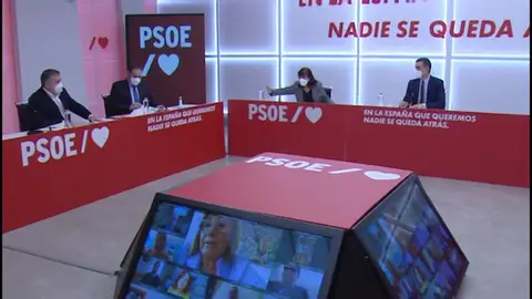 Reunión de la Ejecutiva socialista PSOE