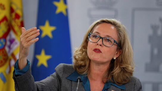 La vicepresidenta tercera del Gobierno, Nadia Calvi&ntilde;o