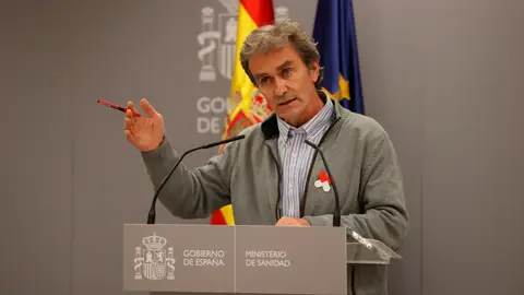 Rueda de prensa del director del Centro de Coordinación de Alertas y Emergencias Sanitarias, Fernando Simón Rueda de prensa del director del Centro de Coordinación de Alertas y Emergencias Sanitarias, Fernando Simón