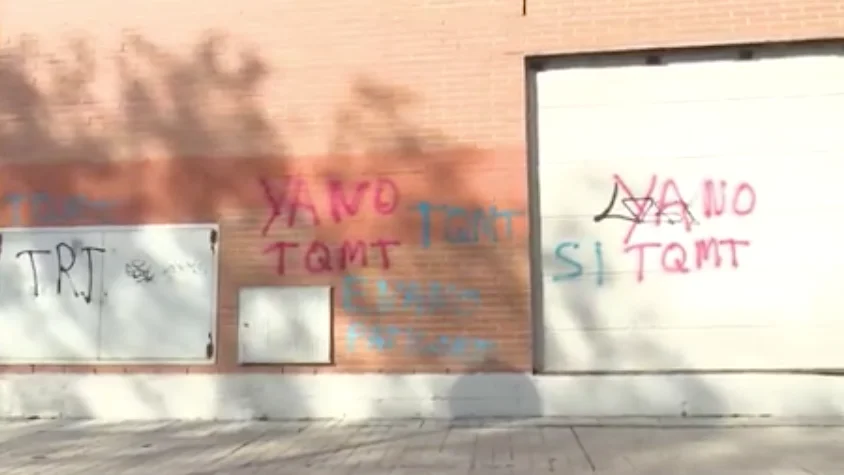Pintadas en Velilla de San Antonio