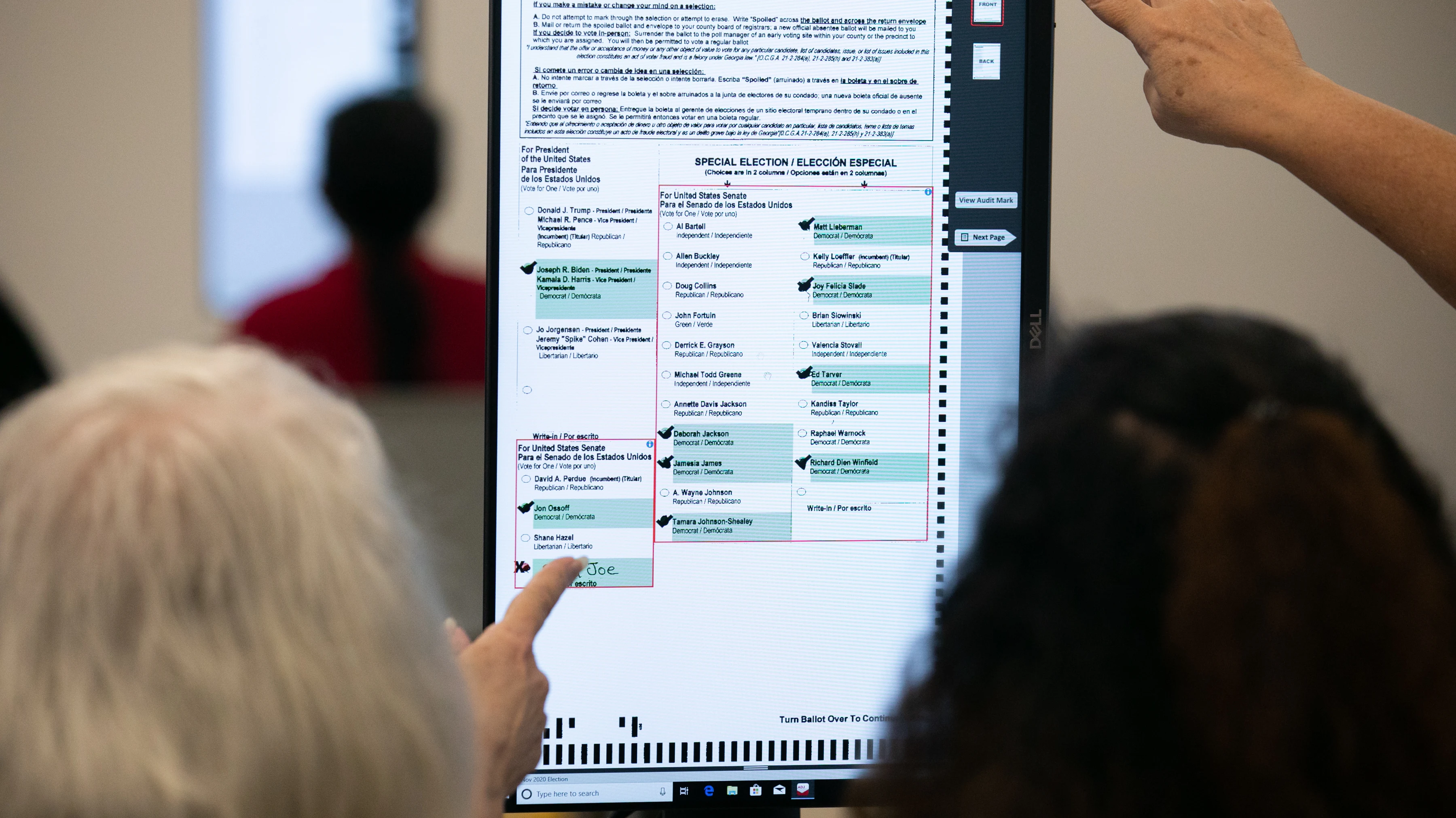 Elecciones EEUU 2020: Hallan 2.600 votos sin contar en Georgia Hallan 2.600 votos sin contar en Georgia en las elecciones EEUU 2020