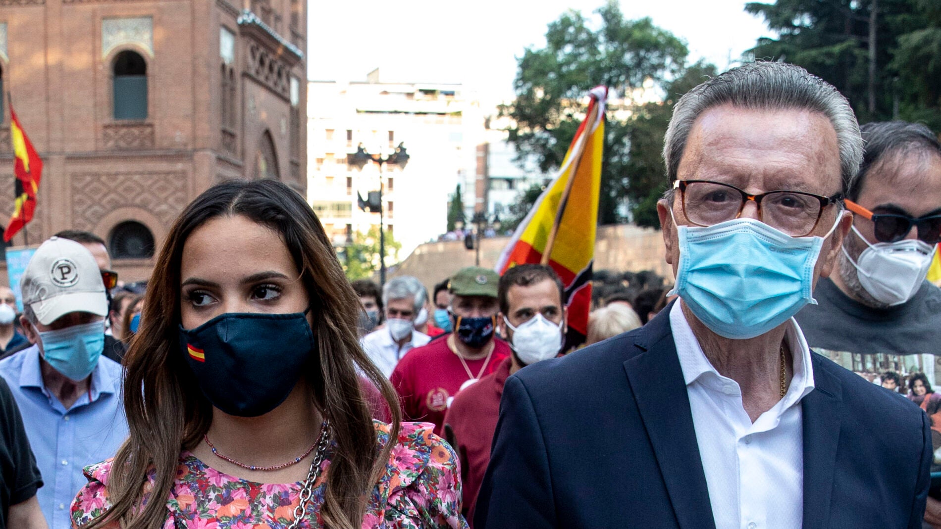 Gloria Camila y su padre Ortega Cano