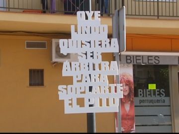 Campaña de El Verger en Alicante sobre el mal gusto de los piropos.