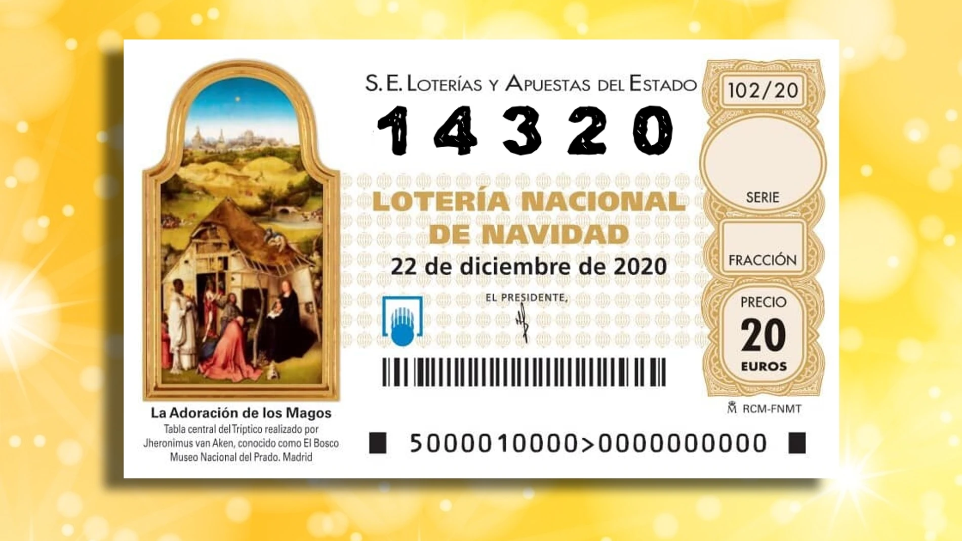 Lotería de Navidad 2020: Agotado en toda España el número 14.320, fecha del estado de alarma Lotería de Navidad 2020: Agotado en toda España el número 14.320, fecha del estado de alarma