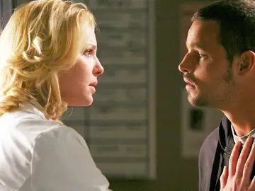 Katherine Heigl y Justin Chambers como Izzie y Alex Karev en 'Anatomía de Grey' Katherine Heigl y Justin Chambers como Izzie y Alex Karev en 'Anatomía de Grey'