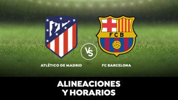 Atlético de Madrid - Barcelona: Alineaciones, horario y dónde ver el partido de Liga Santander en directo 