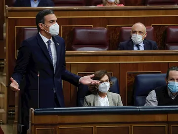 El presidente del Gobierno, Pedro Sánchez, en el Congreso El presidente del Gobierno, Pedro Sánchez, en el Congreso