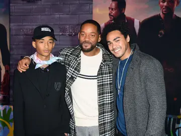 Jaden Smith, Will Smith y Trey Smith Jaden Smith, Will Smith y Trey Smith