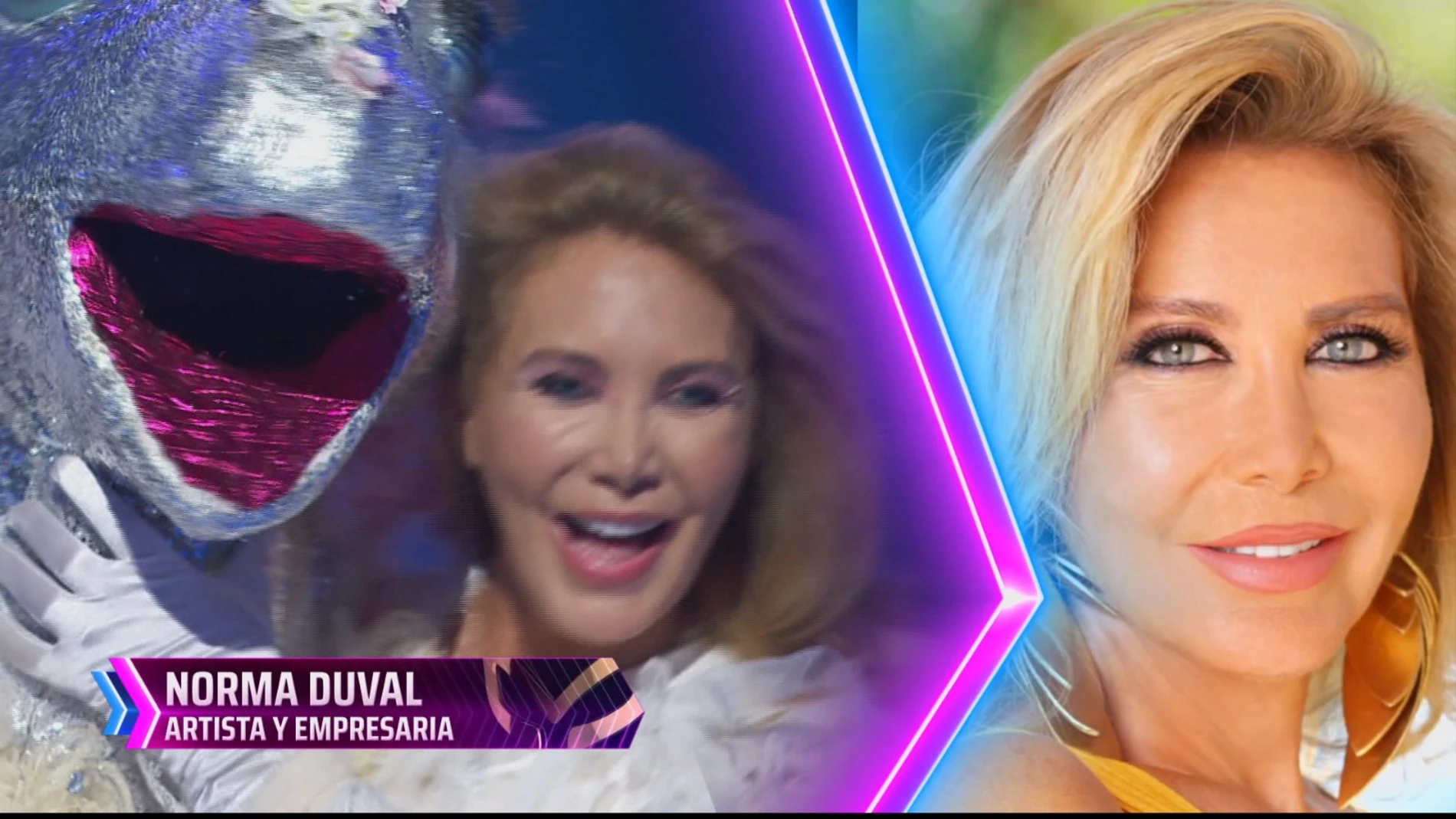 Norma Duval es el unicornio de Mask Singer