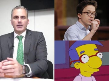 Rifirrafe entre Íñigo Errejón y Ortega Smith que se llaman "cobarde" o "Milhouse" de los Simpson en Twitter