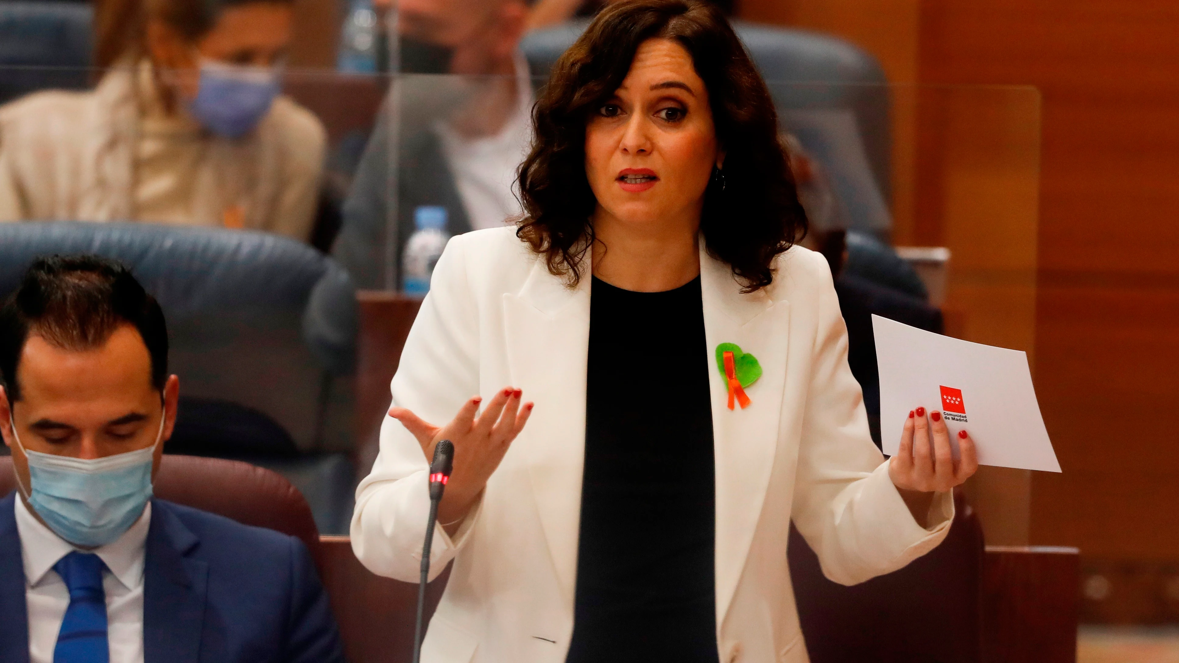 La presidenta madrile&ntilde;a, Isabel D&iacute;az Ayuso
