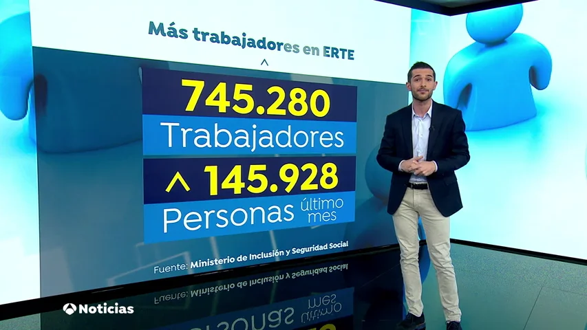 Otros 137.000 trabajadores se sumaron a los ERTE en noviembre Otros 137.000 trabajadores se sumaron a los ERTE en noviembre
