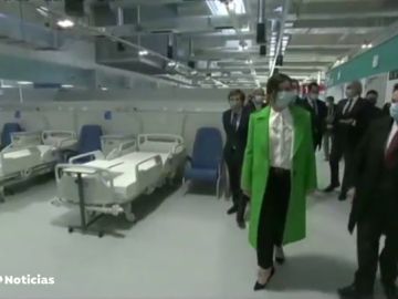 El primer hospital de pandemias inaugurado en Madrid recibirá los primeros pacientes de coronavirus la próxima semana 