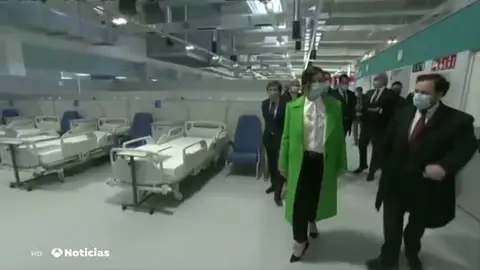 El primer hospital de pandemias inaugurado en Madrid recibirá los primeros pacientes de coronavirus la próxima semana El primer hospital de pandemias inaugurado en Madrid recibirá los primeros pacientes de coronavirus la próxima semana