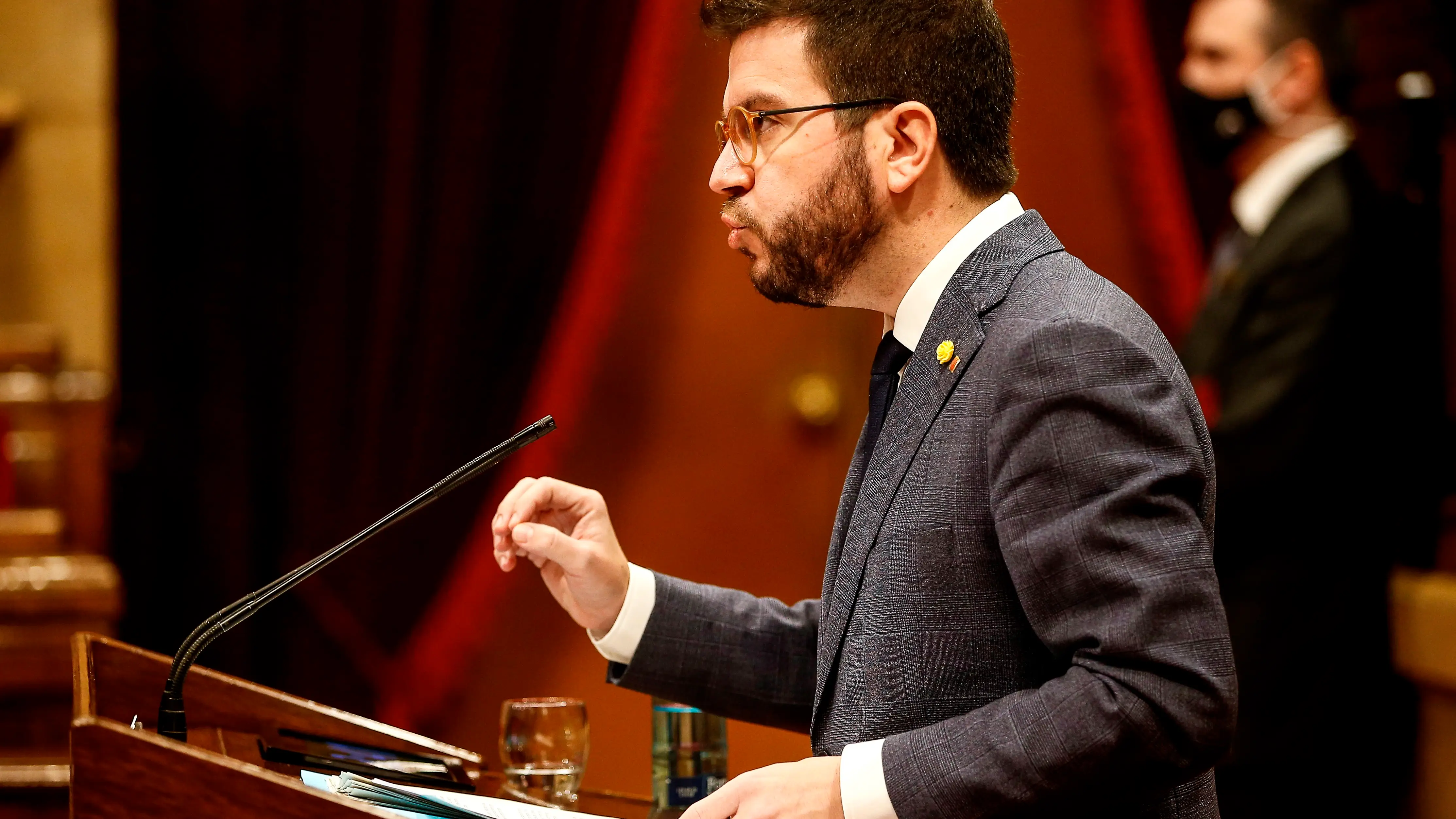 El vicepresidente de la Generalitat en funciones de presidente, Pere Aragon&egrave;s