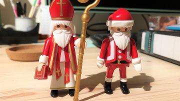 San Nicolás y Papá Noel