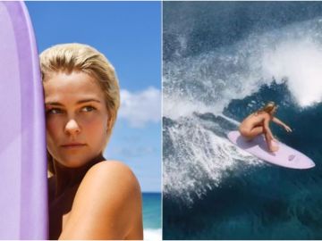 La surfista australiana Felicity Palmateer