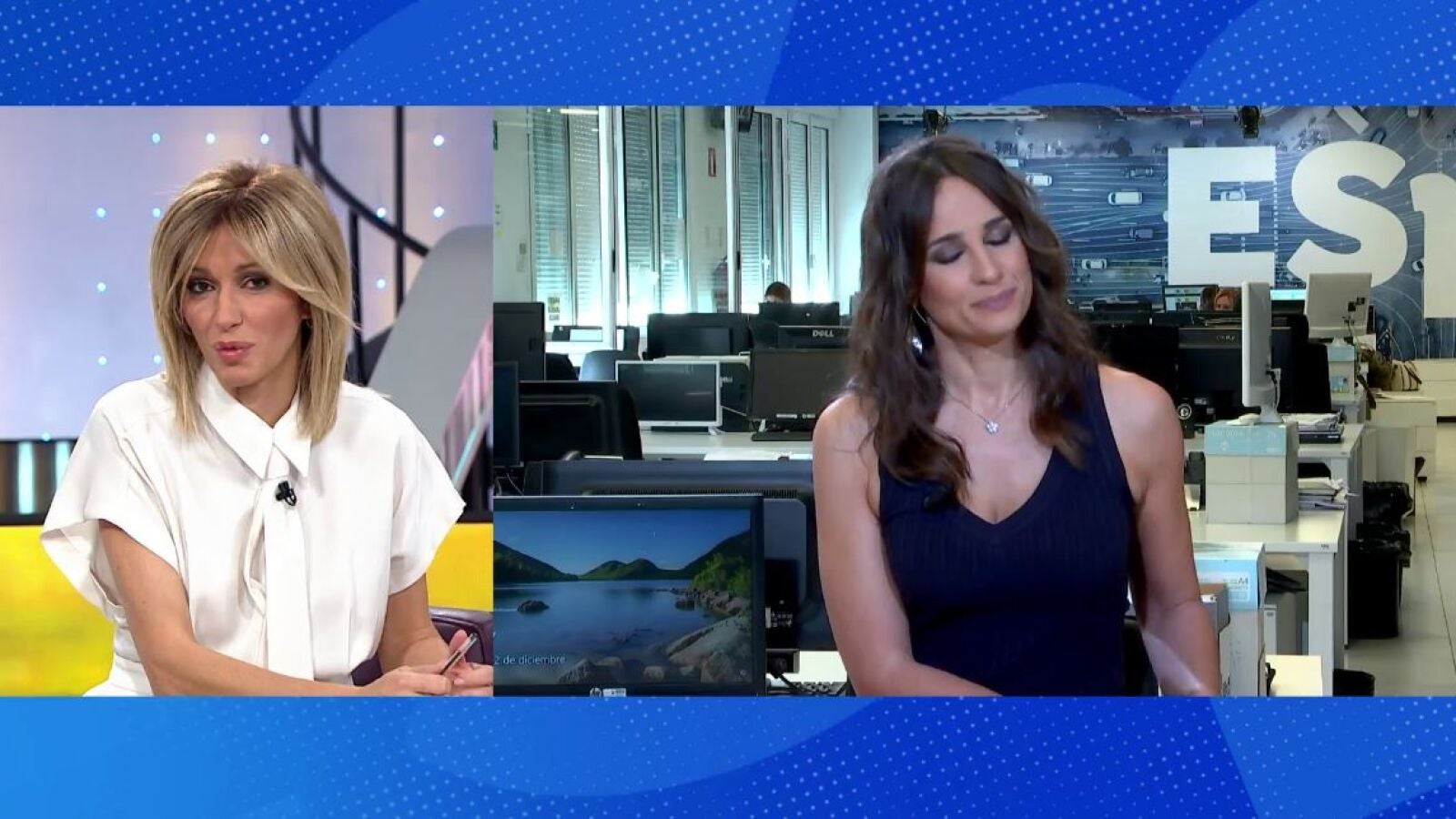 La periodista de Espejo Público, Lorena García, se emociona por el cierre perimetral de Castilla La- Mancha en Navidad por el coronavirus