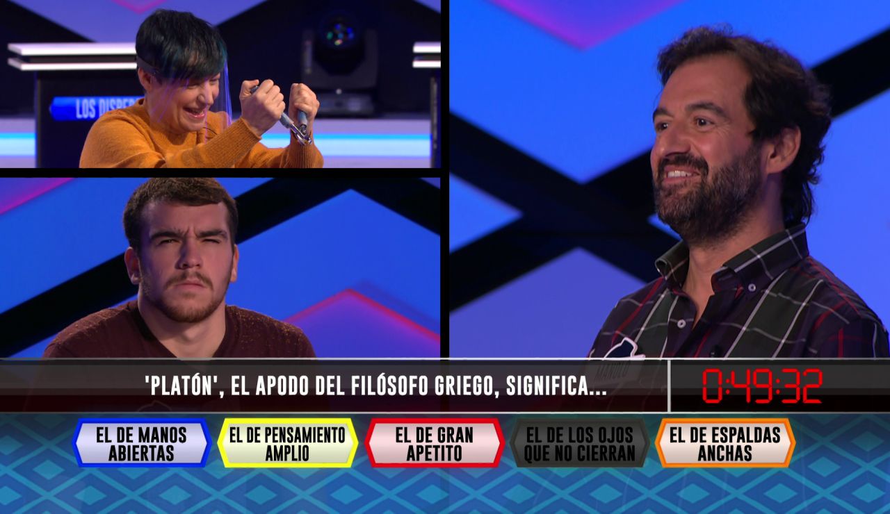 ¿Qué significa el nombre de ‘Platón’? ‘Los dispersos’ lo resuelven con mucha intuición ¿Qué significa el nombre de ‘Platón’? ‘Los dispersos’ lo resuelven con mucha intuición