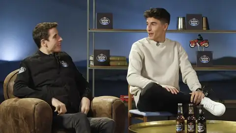 Álex Márquez: "Mi hermano Marc me ha metido caña desde casa este año" Álex Márquez: "Mi hermano Marc me ha metido caña desde casa este año"