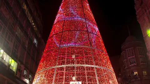 Encendido de la luces de Navidad de Vigo Encendido de la luces de Navidad de Vigo