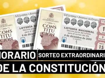 Sorteo Extraordinario de la Constitución 2020: Horario del sorteo de la Lotería Nacional del 6 de diciembre Sorteo Extraordinario de la Constitución 2020: Horario del sorteo de la Lotería Nacional del 6 de diciembre
