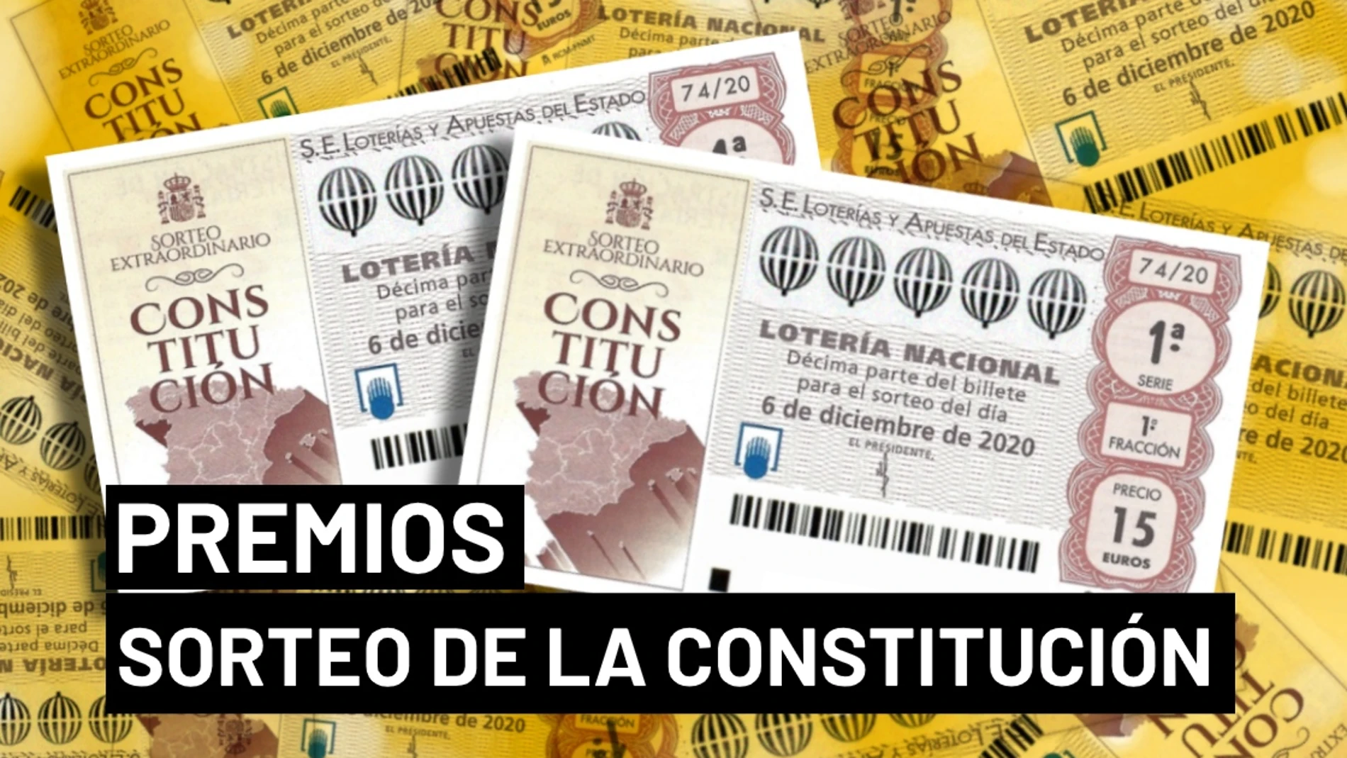 Sorteo Extraordinario de la Constitución 2020: Premios del sorteo de la Lotería Nacional del 6 de diciembre Sorteo Extraordinario de la Constitución 2020: Premios del sorteo de la Lotería Nacional del 6 de diciembre