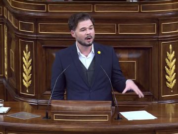 Gabriel Rufián abre una "nueva era al deber pactar el Gobierno obligadamente con el independentismo catalán y vasco"