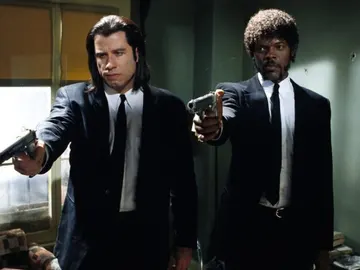 John Travolta y Samuel L. Jackson en 'Pulp Fiction' en 1994 John Travolta y Samuel L. Jackson en 'Pulp Fiction' en 1994