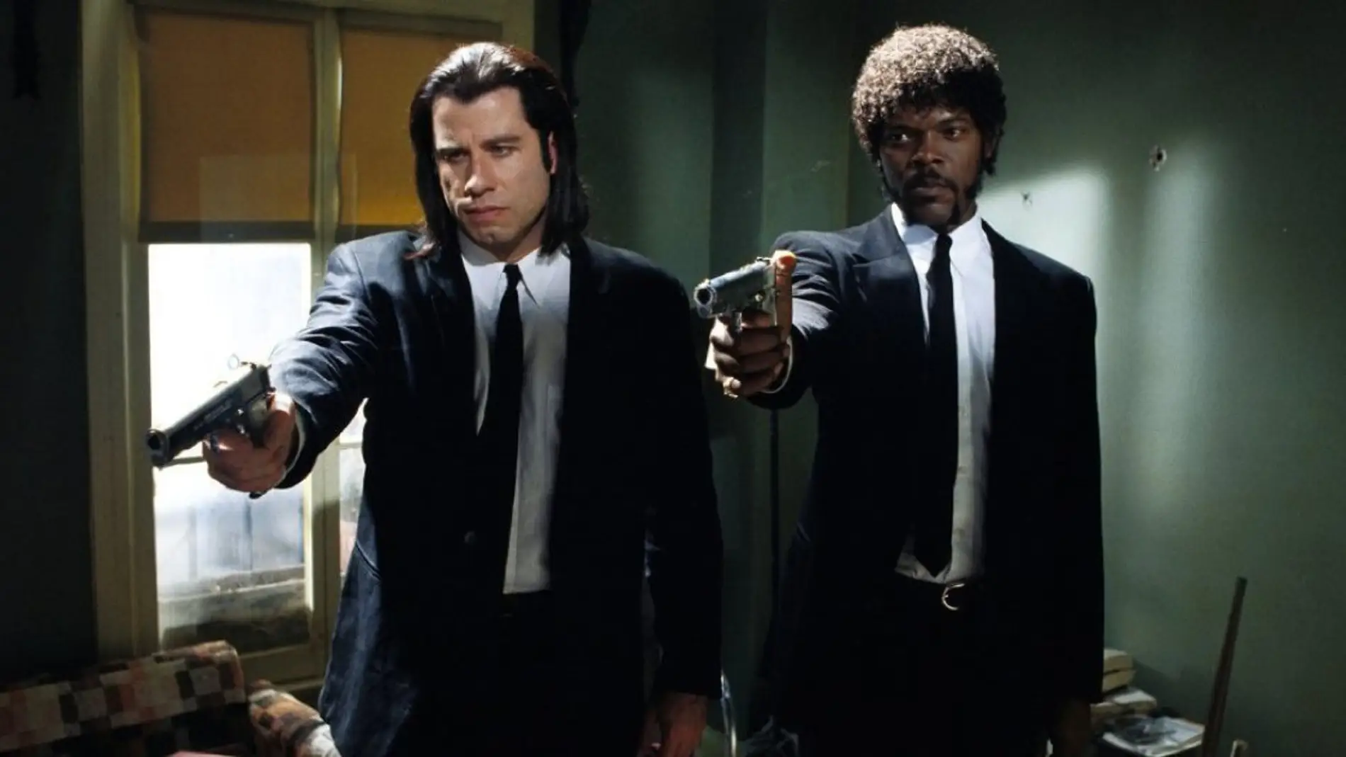 John Travolta y Samuel L. Jackson en 'Pulp Fiction' en 1994