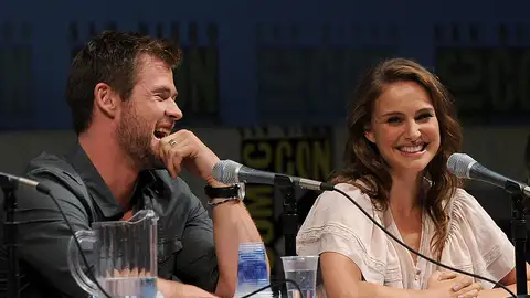 Chris Hemsworth y Natalie Portman Chris Hemsworth y Natalie Portman