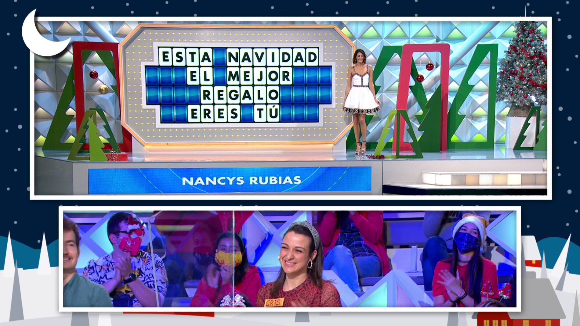 Joaqu&iacute;n da la bienvenida a la Navidad con una famos&iacute;sima canci&oacute;n en &lsquo;La ruleta de la suerte&rsquo;