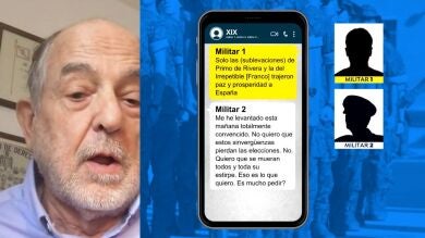 Un militar, exintegrante del polémico chat que ataca al Gobierno: 