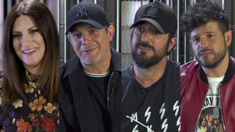 La porra de 'La Voz': Laura Pausini, Alejandro Sanz, Antonio Orozco y Pablo L&oacute;pez votan por su favorito en La Final