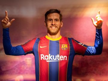 La estatua de Leo Messi en el Museo de Cera de Barcelona que está dando que hablar en redes