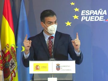 Pedro Sánchez espera que en junio haya entre 15 y 20 millones de personas vacunadas en España 
