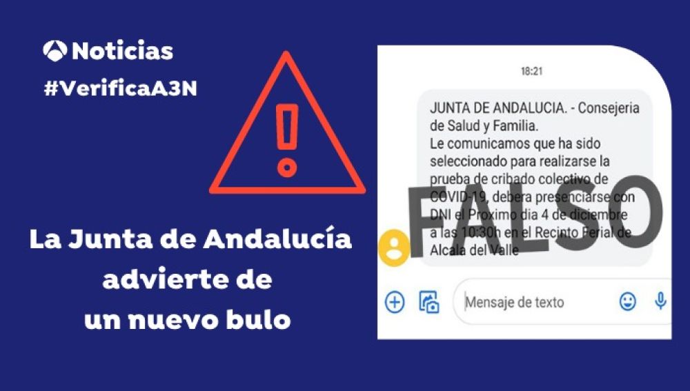 La Junta de Andalucía desmiente un nuevo bulo