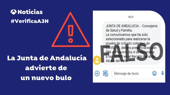 La Junta de Andalucía desmiente un nuevo bulo Afecta a los vecinos de Alcalá del Valle
