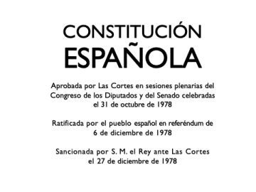 La Constitución española en PDF y todas las claves