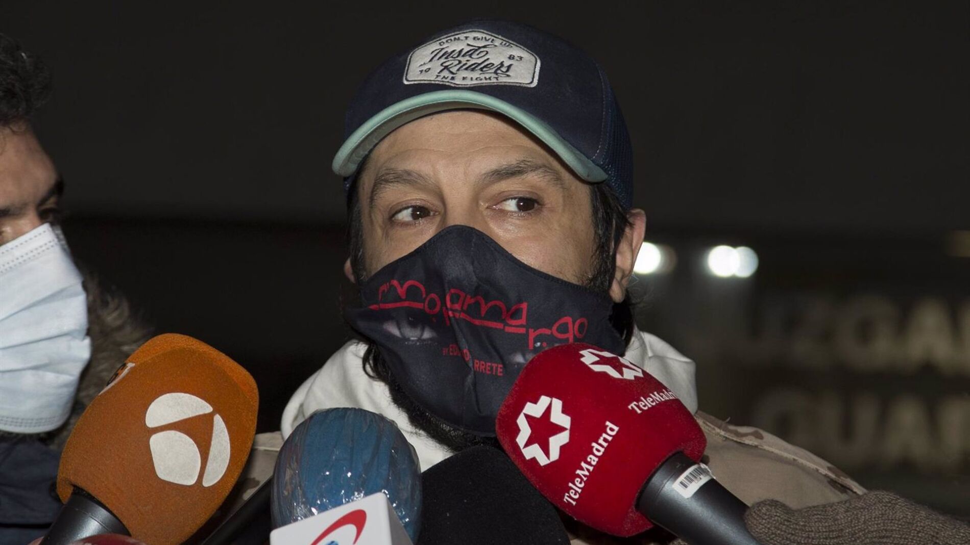 Rafael Amargo a su salida de los juzgados 