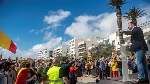 Santiago Abascal en Lanzarote Santiago Abascal en Lanzarote
