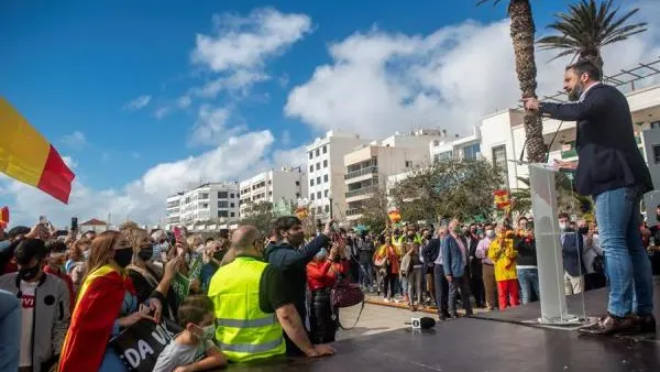 Santiago Abascal en Lanzarote Santiago Abascal en Lanzarote