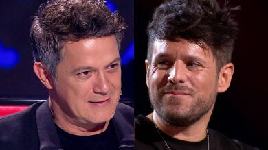 Habla por sí solo: El sincero abrazo de Pablo López y Alejandro Sanz tras la interpretación de 'KLPSO' en 'La Voz'