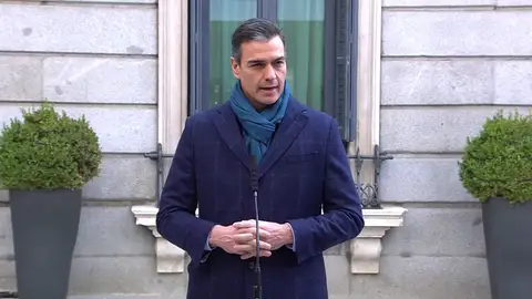 Pedro Sánchez, obligado a repetir la declaración sobre la Constitución al fallar el sonido Pedro Sánchez, obligado a repetir la declaración sobre la Constitución al fallar el sonido